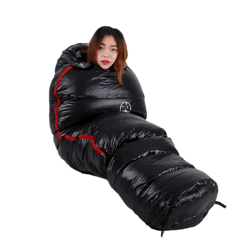 Black Snow Down Filled 4 Seasons Sleeping Bag - Image 2