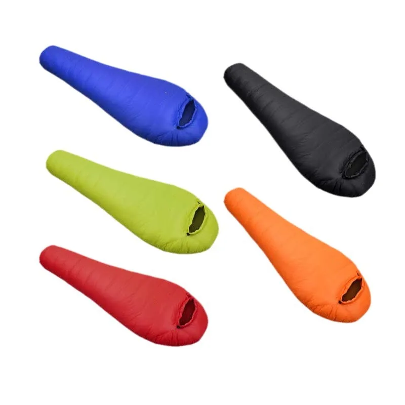 400g Duck Down Sleeping Bag 400T Nylon - Image 4