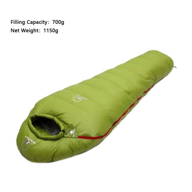 Black Snow Down Filled 4 Seasons Sleeping Bag - Image 14