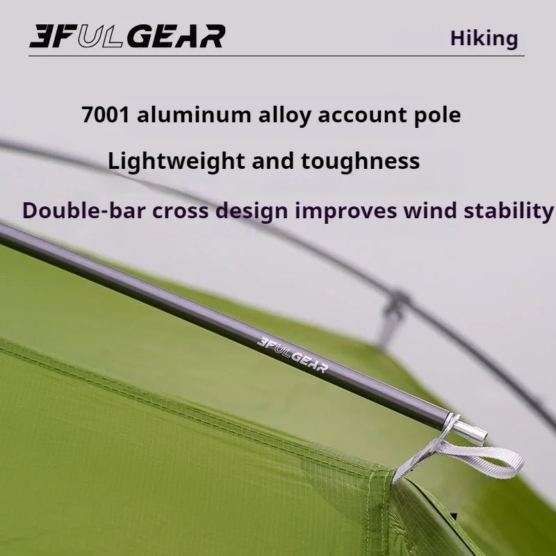 3F UL TAIJI3 3 People 15D 3 or 4 Season Tent - Image 5