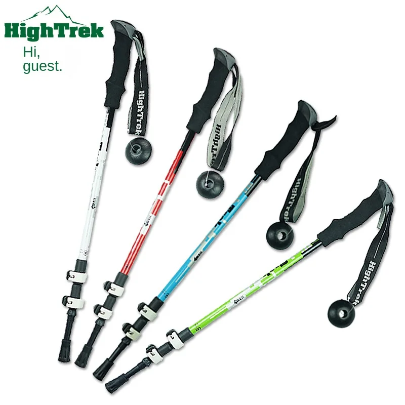 7075 Aluminum Alloy Telescopic Hiking Pole - Image 3