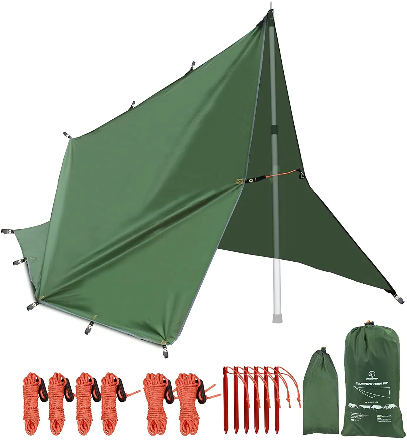 Lightweight 10x12ft Outdoor Rain Fly Tarp - Image 3