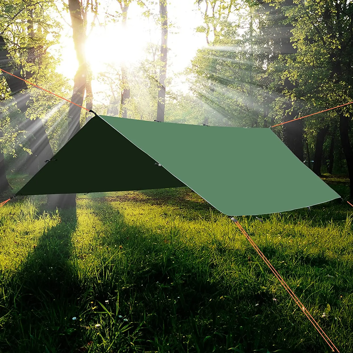 Lightweight 10x12ft Outdoor Rain Fly Tarp - Image 6